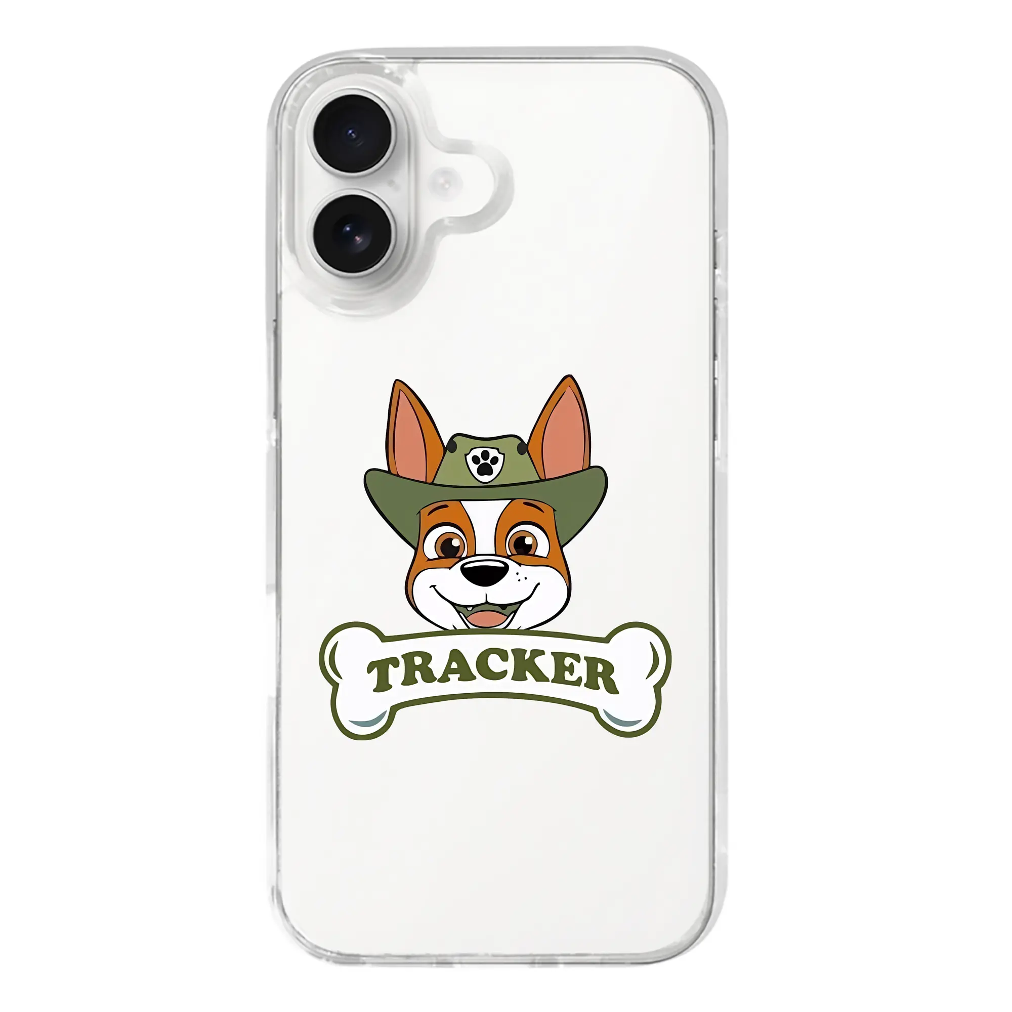 パウ・パトロール グッズ トラッカー - iPhone 17シリーズ 透明スマホケース – 薄型・耐衝撃・精密フィット保護カバー